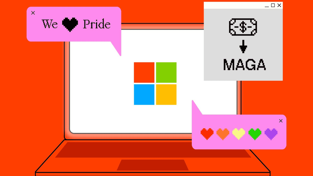 Microsoft touts LGBTQ+ inclusion while critics point to Trump concessions