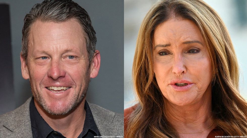 Cyclist Lance Armstrong Cries Victim in Transphobic Podcast Pitch