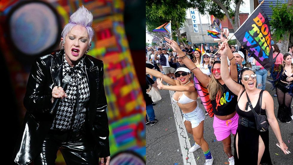 Cyndi Lauper named WeHo Pride 2024 Lifetime Ally Icon West Hollywood Los Angeles California