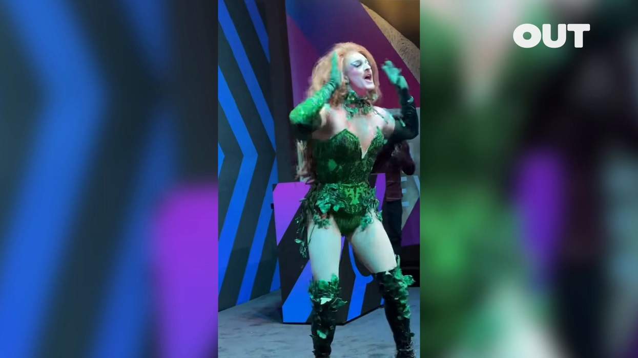 <p>Watch Pattie Gonia surprise Cynthia Erivo with an epic <em>Wicked</em> lip sync</p>