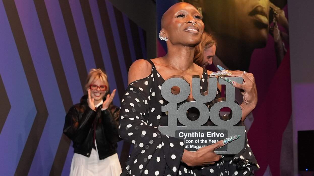 Cynthia Erivo at star studded Out100 event celebrating queer culture