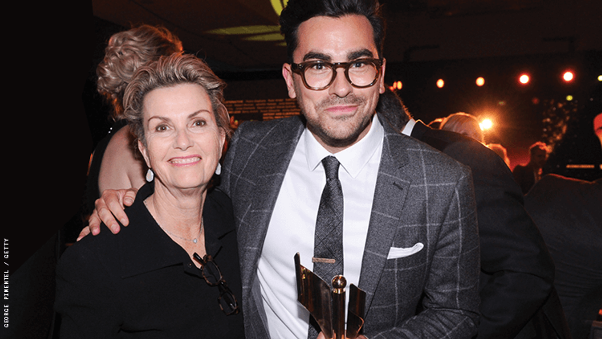 Dan Levy and his mom