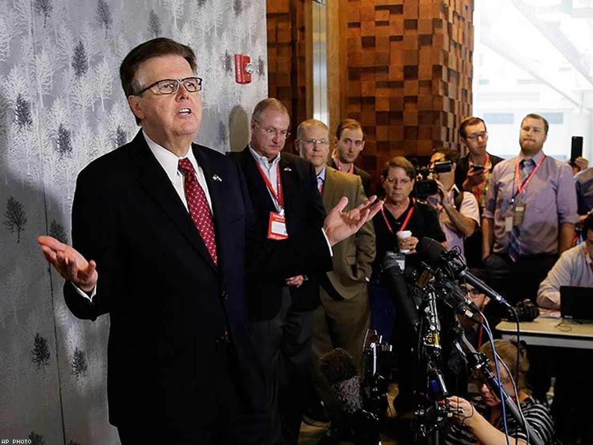 Dan Patrick Texas Will Advise Schools to Ignore Obama's Trans Student Guidelines
