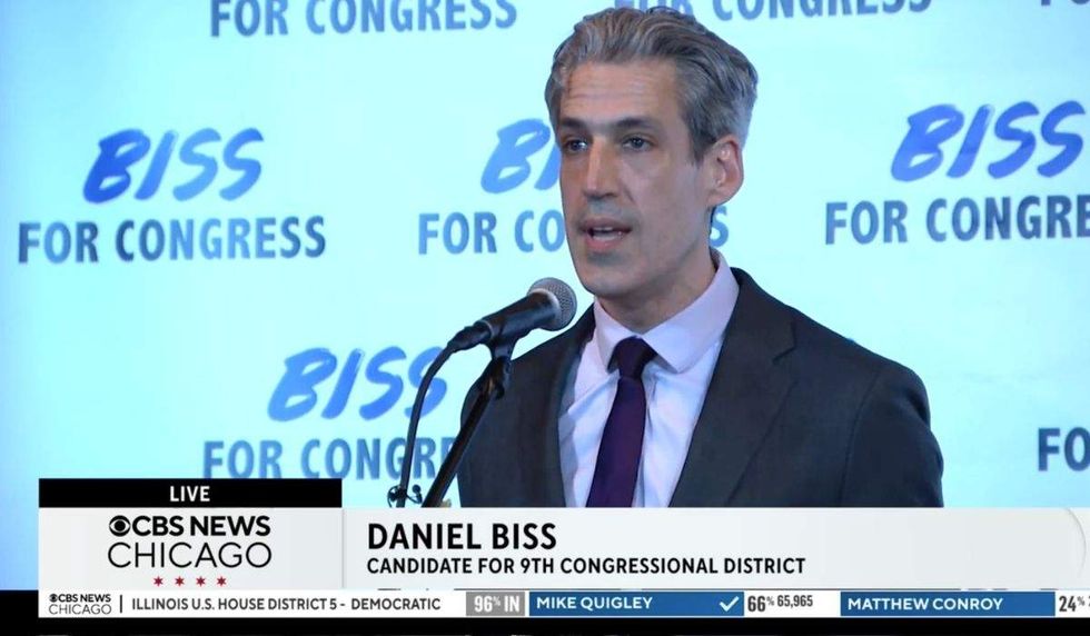 daniel biss speaking after victory