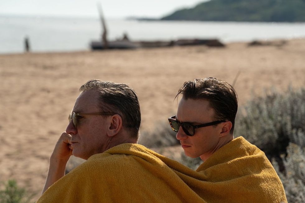 Luca Guadagnino's Queer stars Daniel Craig as Lee and Drew Starkey as Eugene.