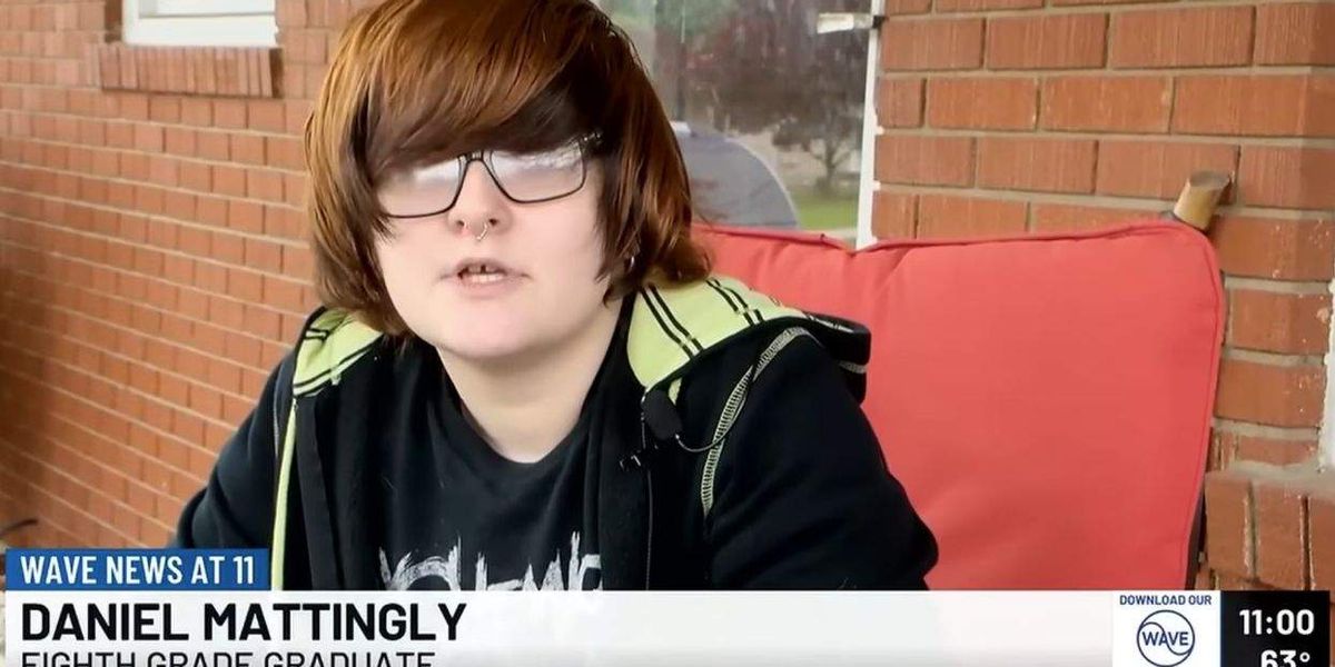 Gay Kentucky 8th grader calls out his school's 'racism' & 'homophobia' in viral graduation speech