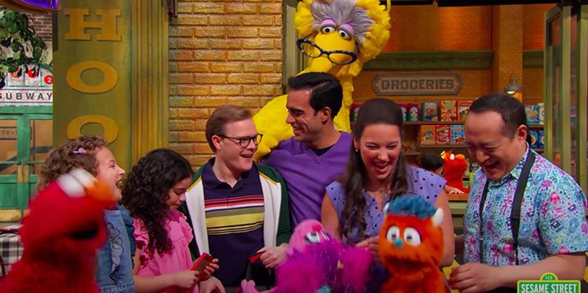 1200px x 598px - Sesame Street' Celebrates Pride Month by Introducing Two Gay Dads