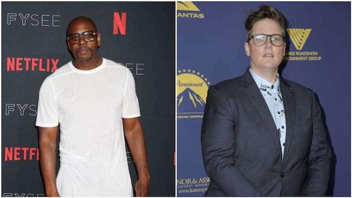 Dave Chappelle and Hannah Gadsby