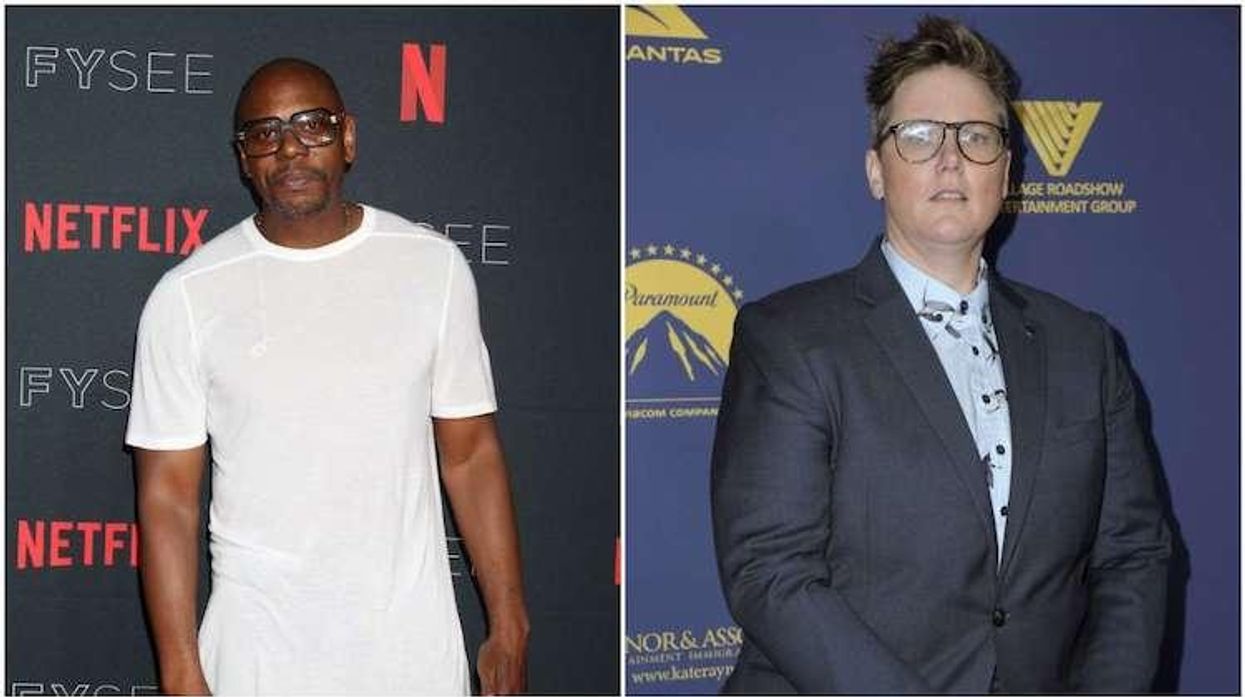 Dave Chappelle and Hannah Gadsby