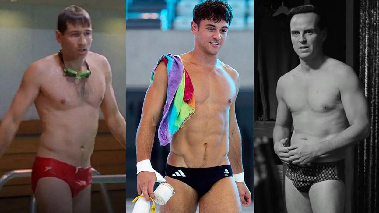 David Duchovny, Tom Daley, and Andrew Scott.