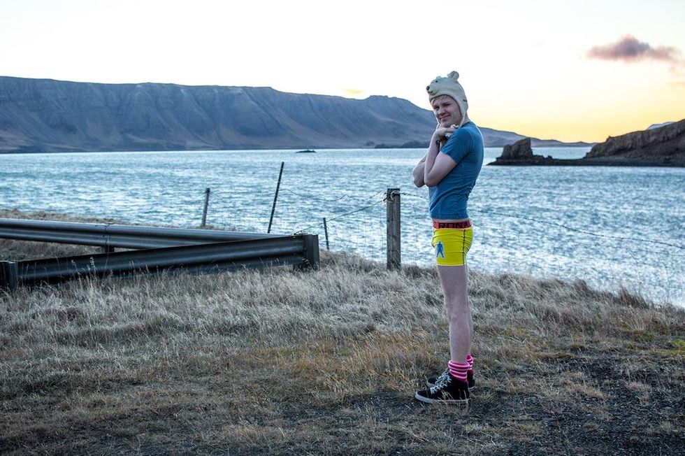 David from Reyjavik must be used to the cold.