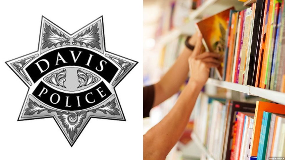 Davis Police and a Library