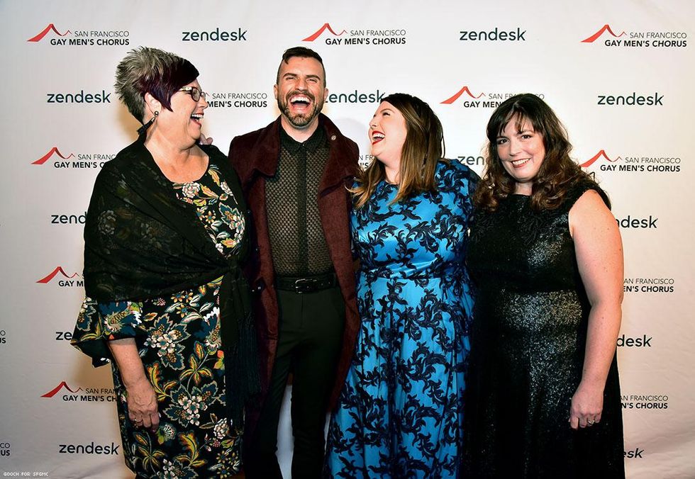 Debbie Glenn, Tyler Glenn, Mary Lambert, and Mary Kay Lambert