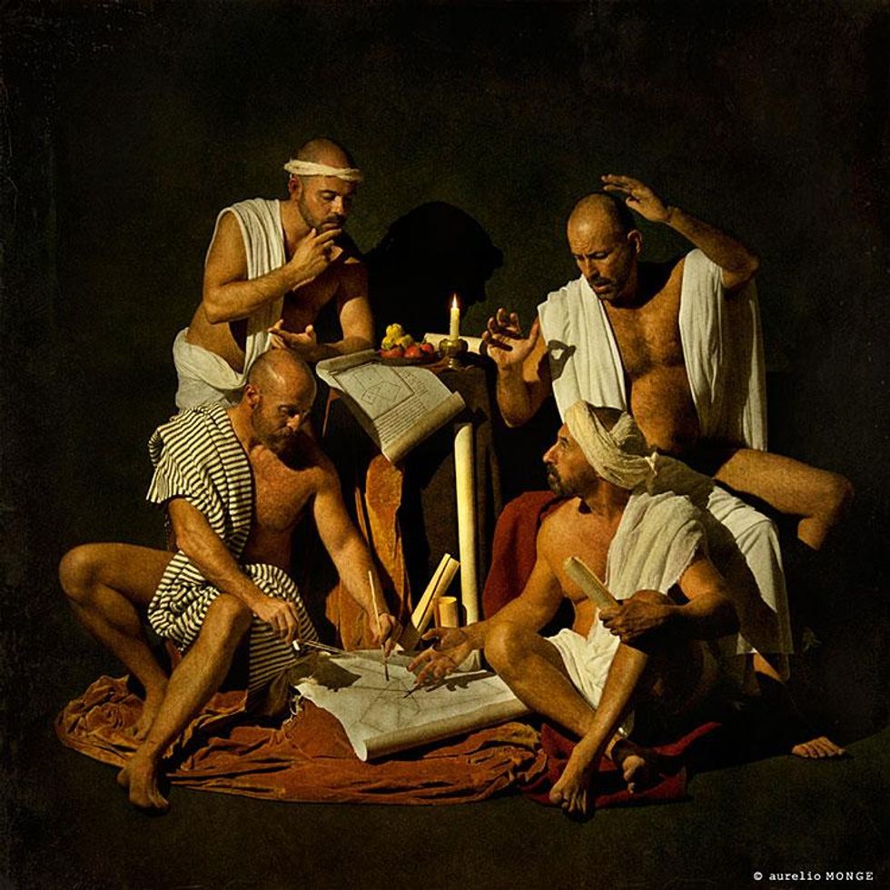 Dei Filosofi Escuela de Pita\u0301goras, \u00a9 Aurelio Monge