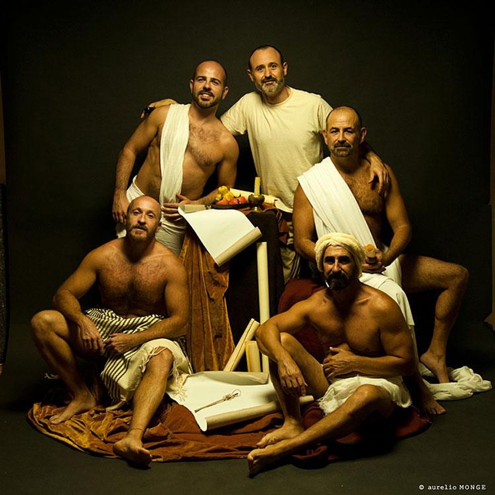 Dei Filosofi models and photographer, \u00a9 Aurelio Monge
