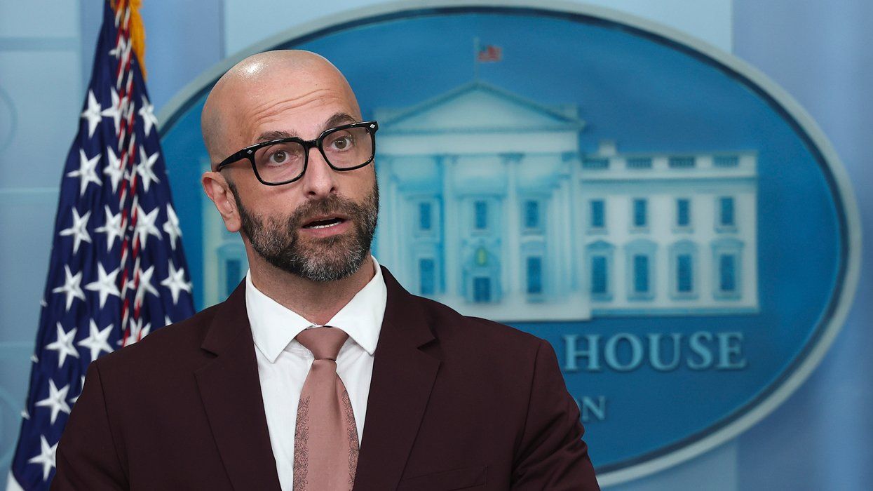 Demetre Daskalakis speaking at a white house press conference