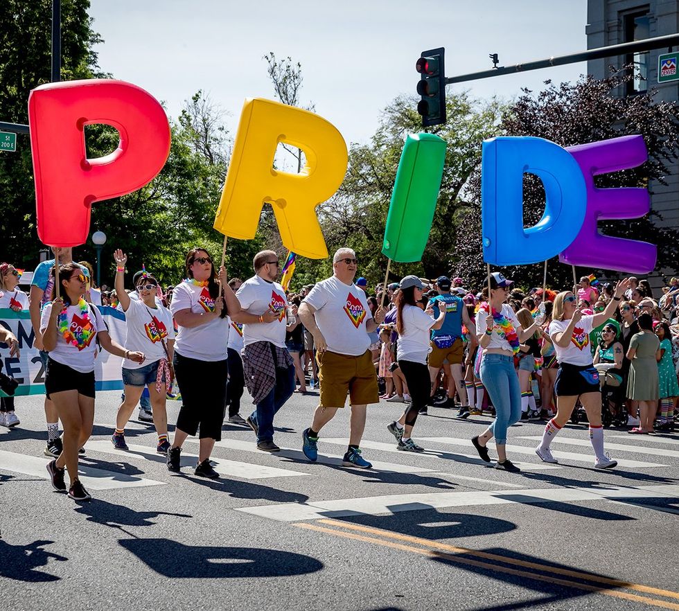 Denver Colorado USA 2019 LGBTQ pride parade