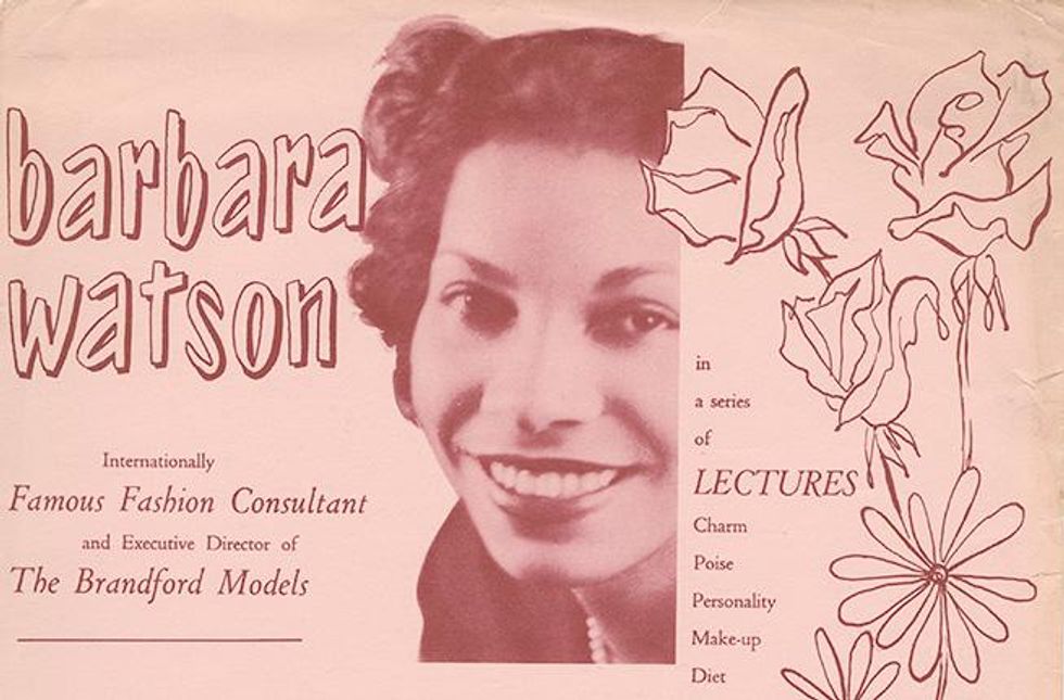 Detail, Portrait of Brandford Models director Barbara Watson