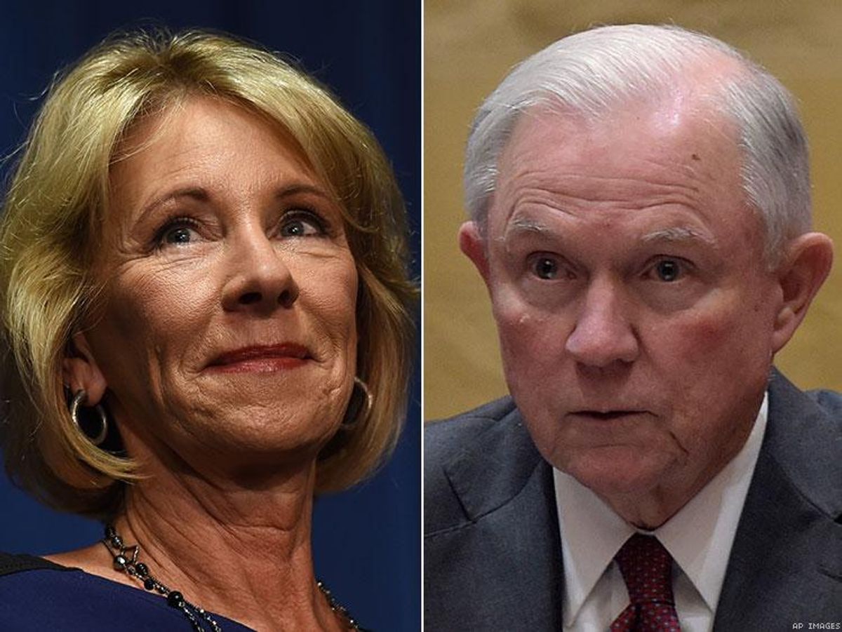 DeVos and Sessions