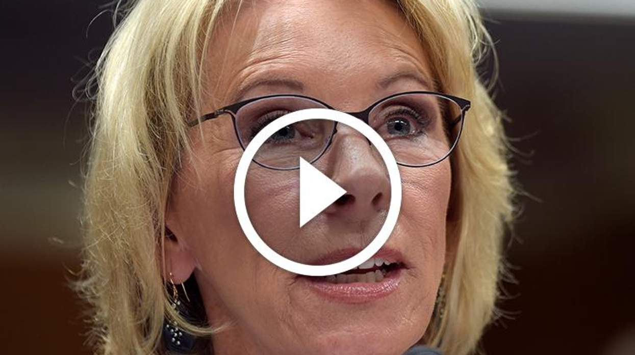 DeVos Grilled on Discrimination Against LGBT Students