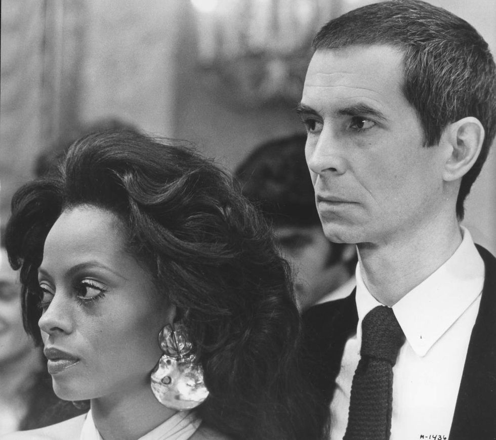 Diana Ross and Anthony Perkins in Mahogany