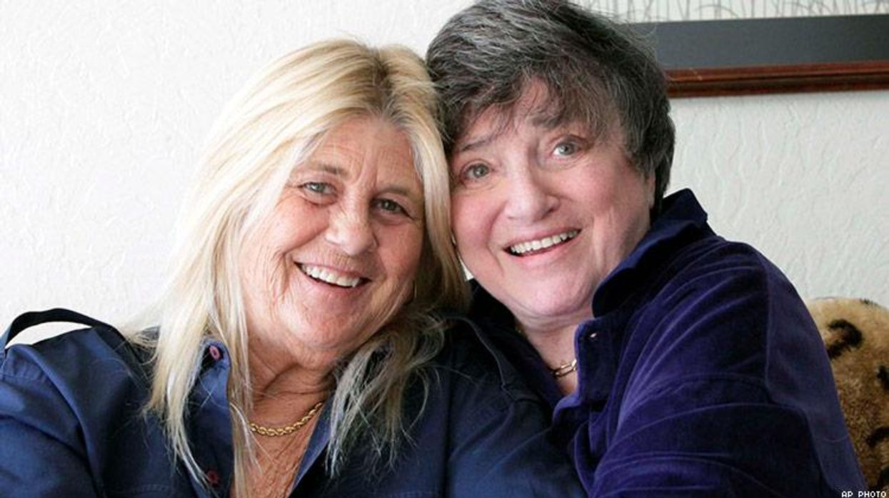 Diane Olson and Robin Tyler