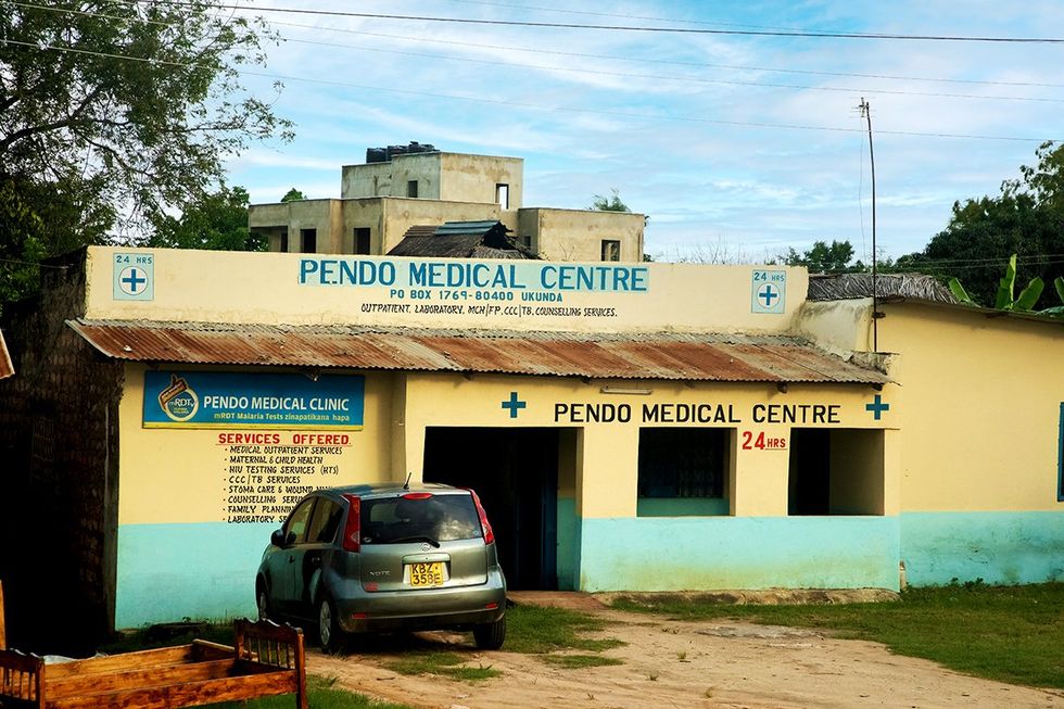 Diani Mombasa Kenya Africa 2019 the local village health center hospital