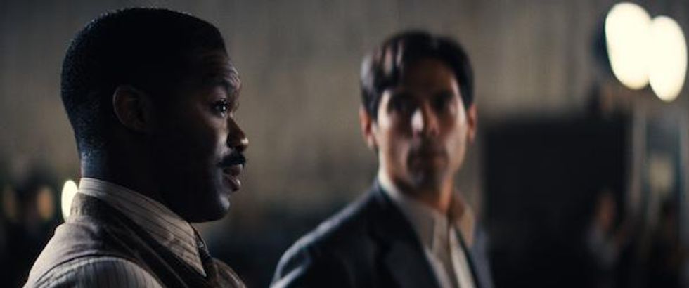 Diego Calva and Jovan Adepo