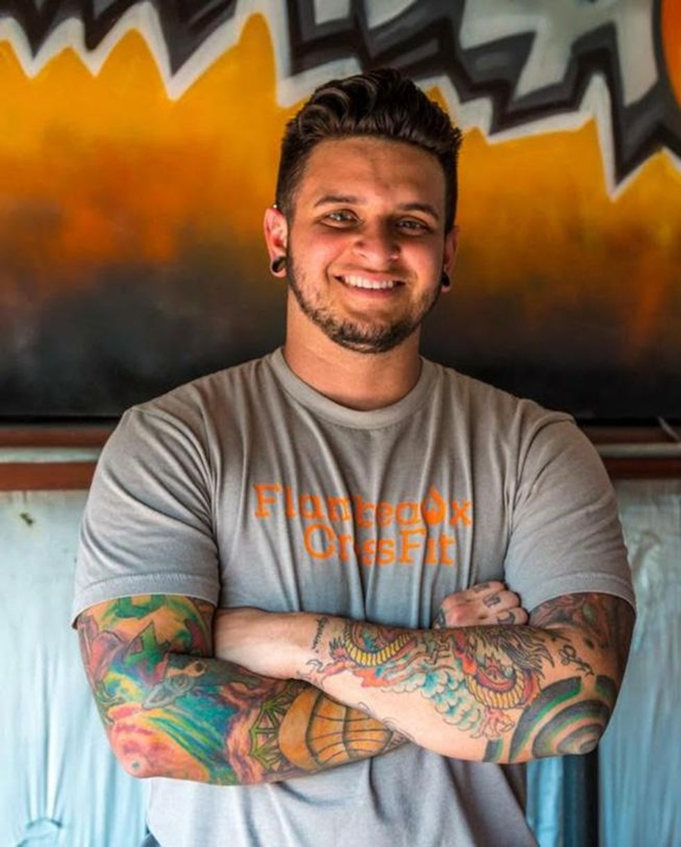Dillon King, founder of Flambeaux CrossFit Metairie, Louisiana.