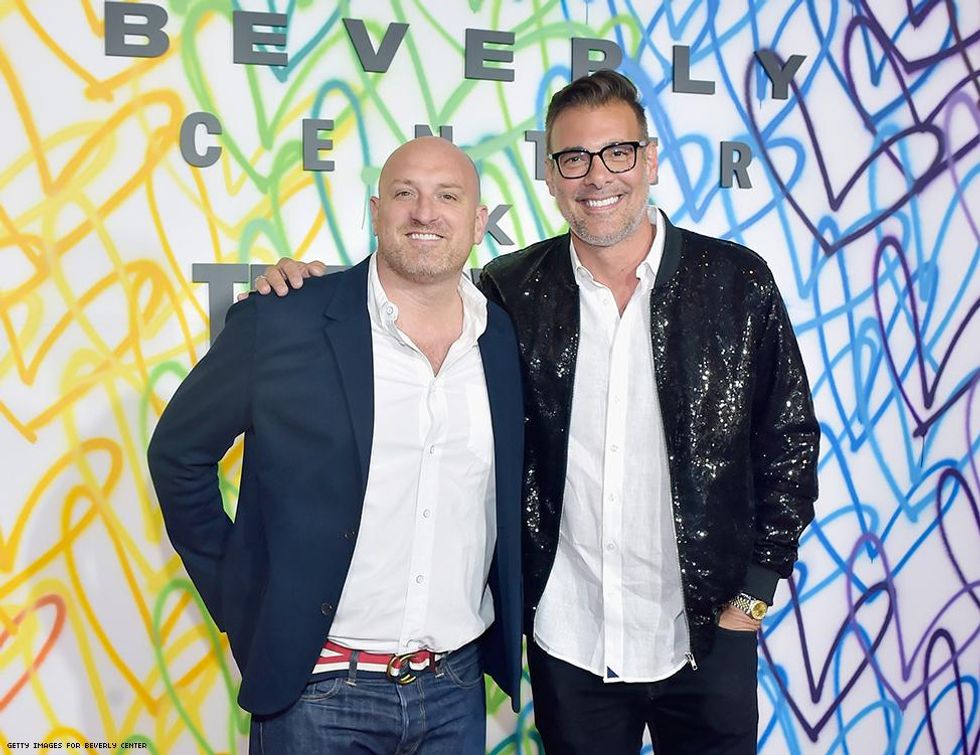 Director Michael Sucsy (L) and guest