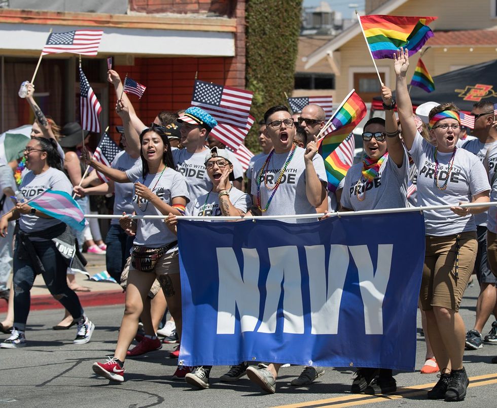 disabled veterans study findings report navy contingent san diego lgbtq pride parade