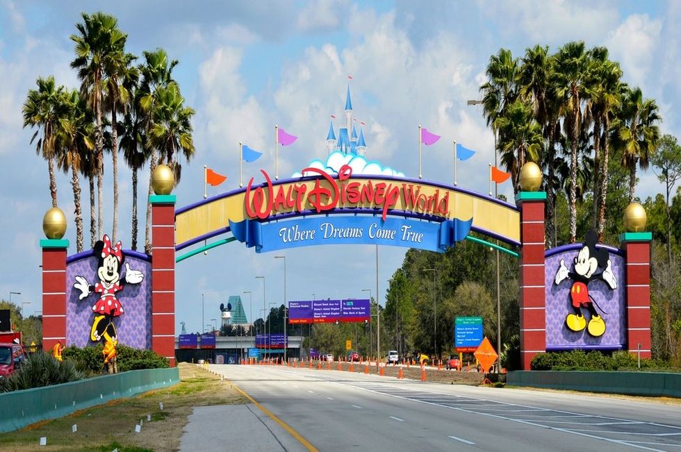 DisneyWorld entrance