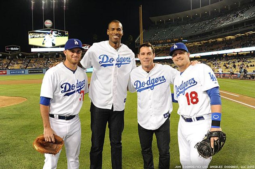 Dodgers-tommy-lasorda-and-drew-butera-pose-with-jason-collins-and-billy-beanx633_0