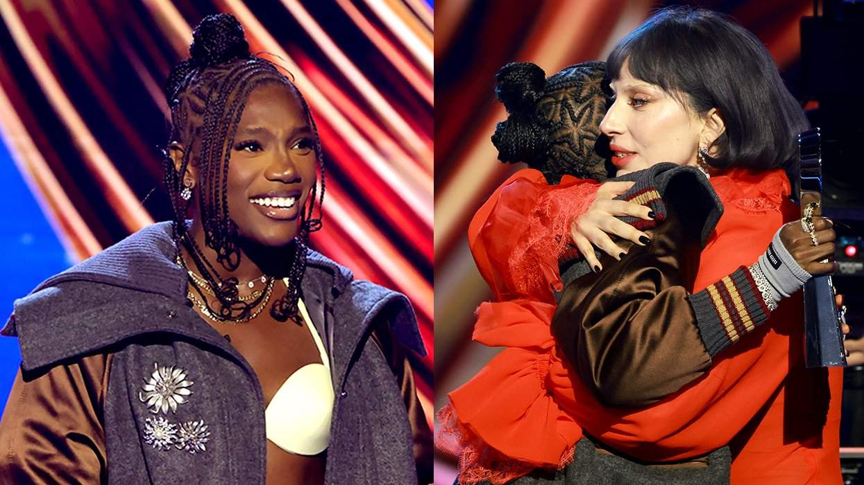 Doechii presents Lady Gaga with the Innovator Award at the 2025 iHeartRadio Music Awards