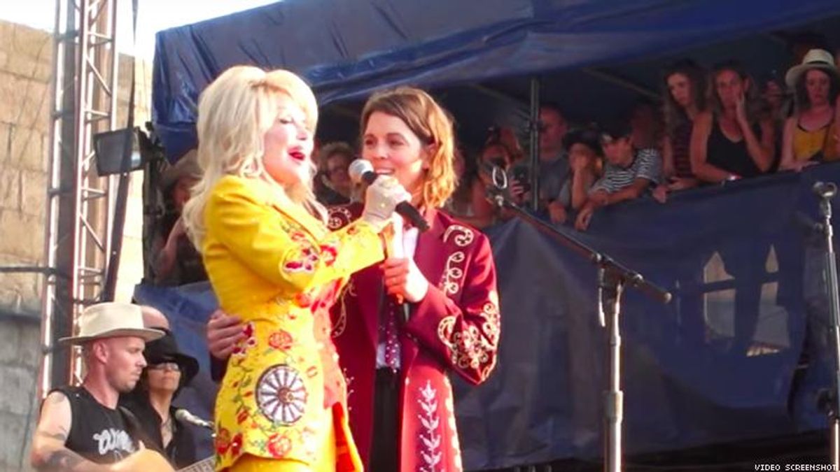 Dolly Parton and Brandi Carlile 