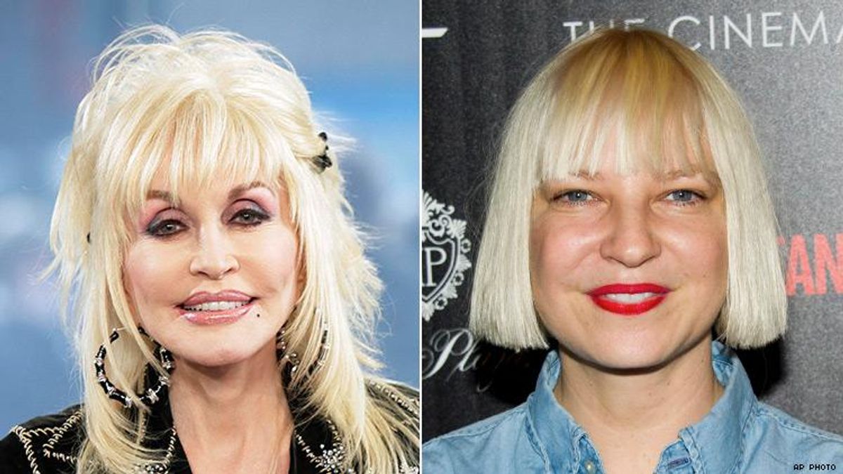 Dolly Parton and Sia 