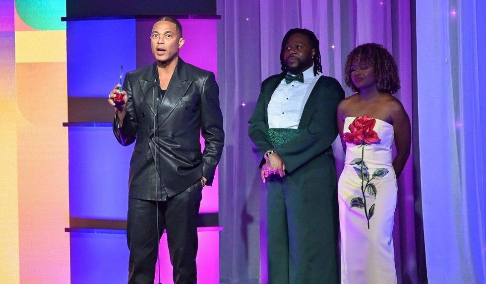 don lemon, a presenter and karine jean-pierre