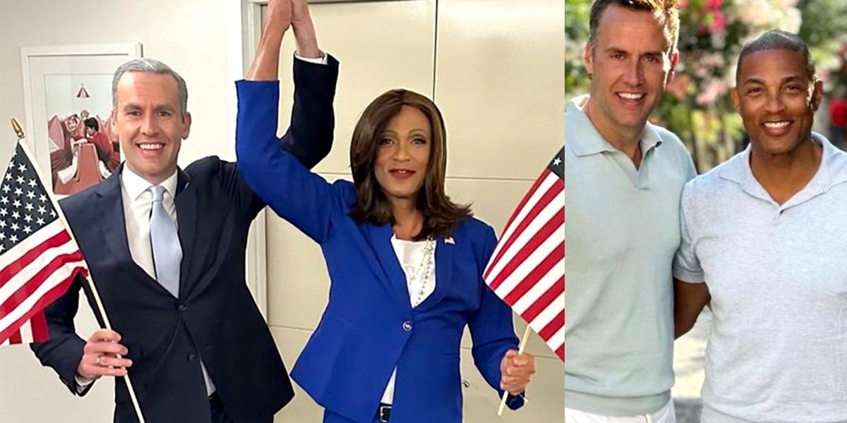 Don Lemon Dresses as Kamala Harris for Halloween