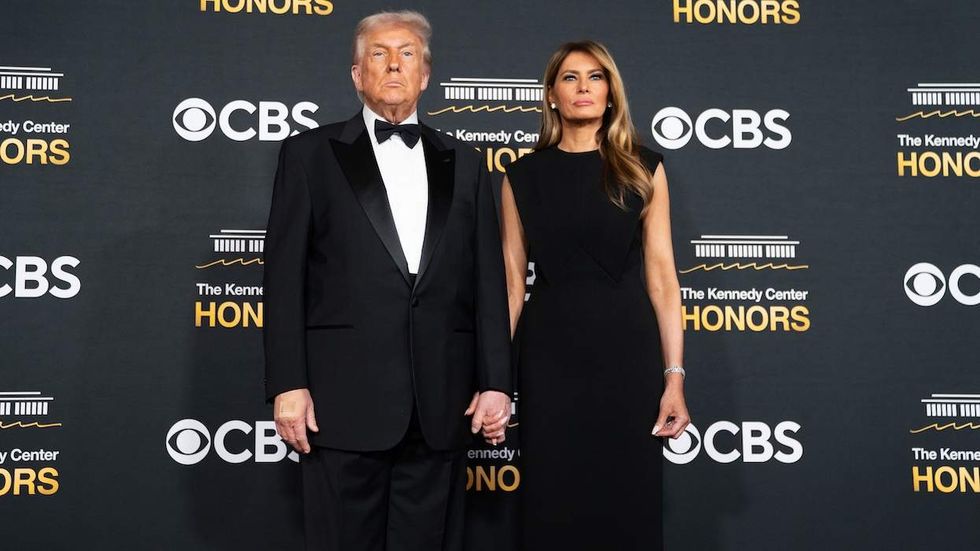 Donald Trump and Melania Trump at the 2025 Kennedy Center Honors Ceremony