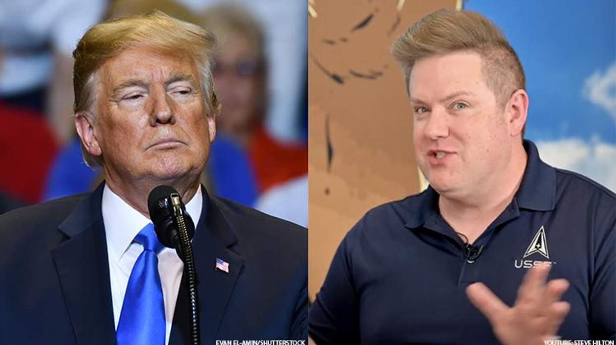 Donald Trump and Charles Moran