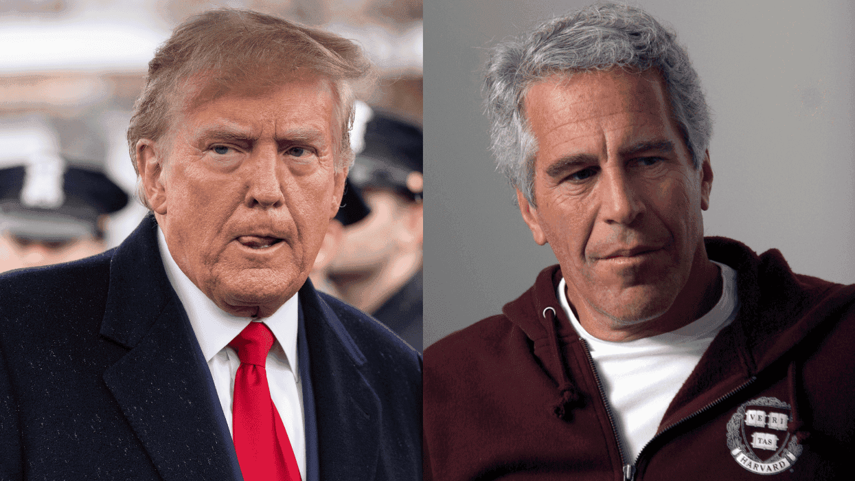 Donald Trump and Jeffrey Epstein