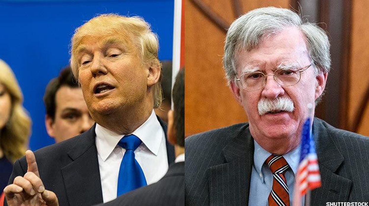 Donald Trump and John Bolton