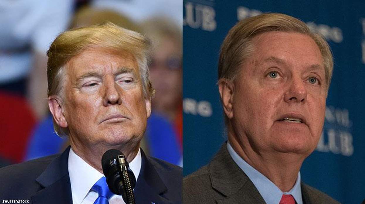 Donald Trump and Lindsey Graham