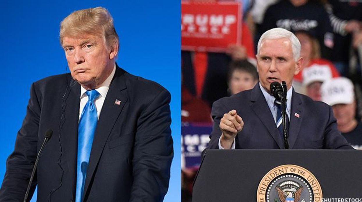 Donald Trump and Mike Pence