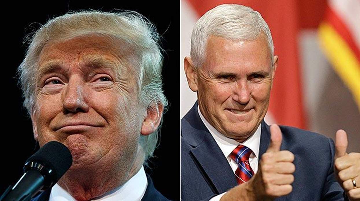 Donald Trump and Mike Pence