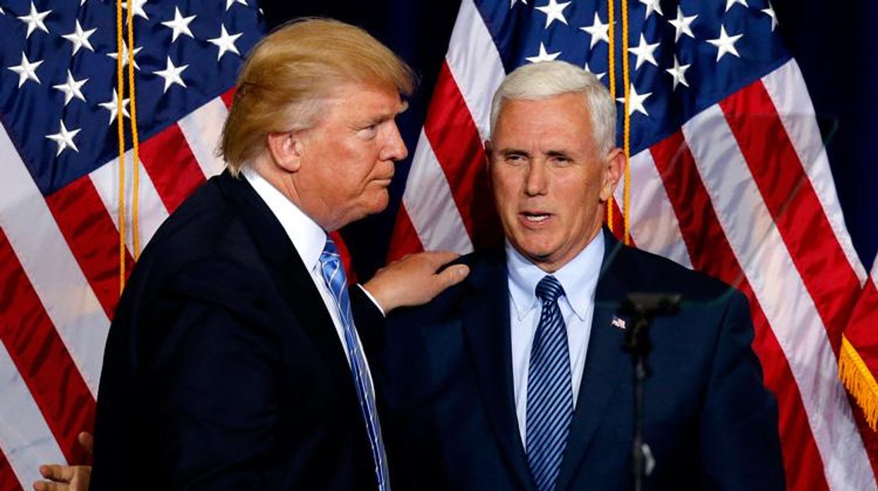 Donald Trump and Mike Pence