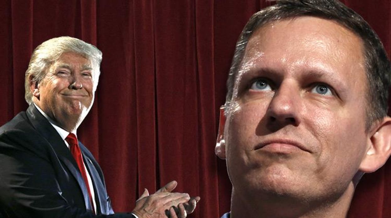Donald Trump and Peter Thiel