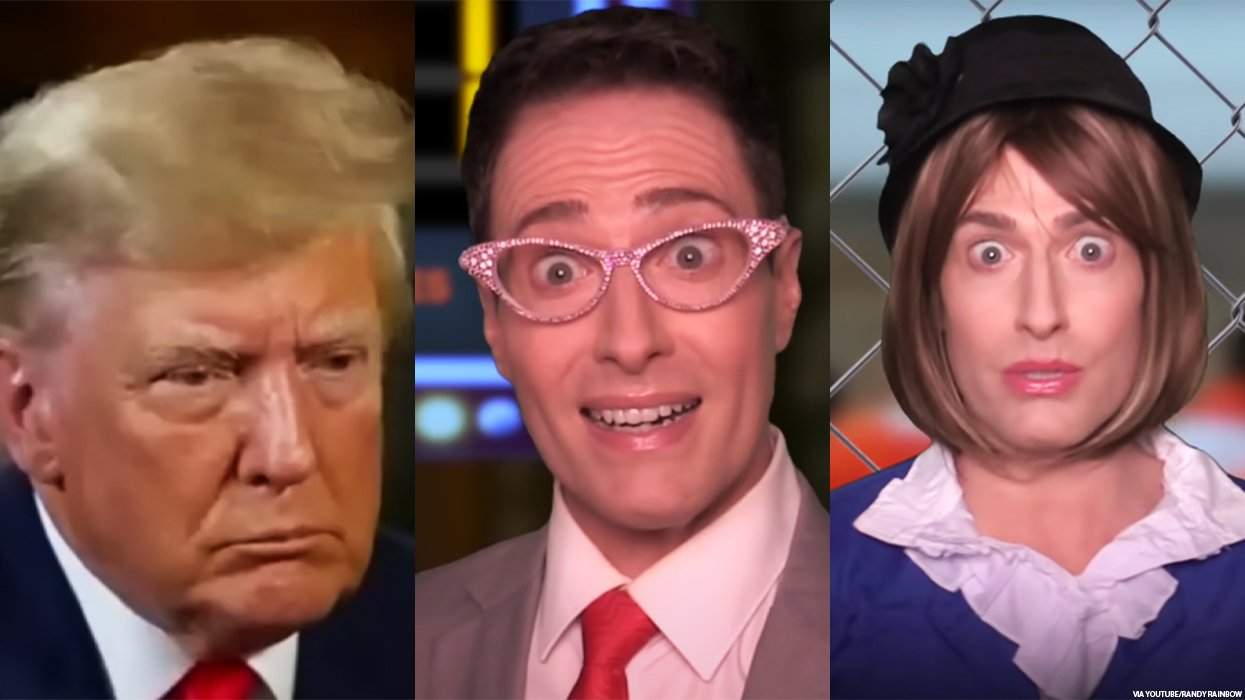 Donald Trump and Randy Rainbow