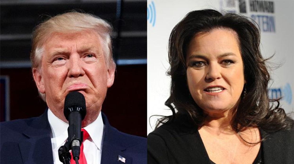 Donald Trump and Rosie O'Donnell
