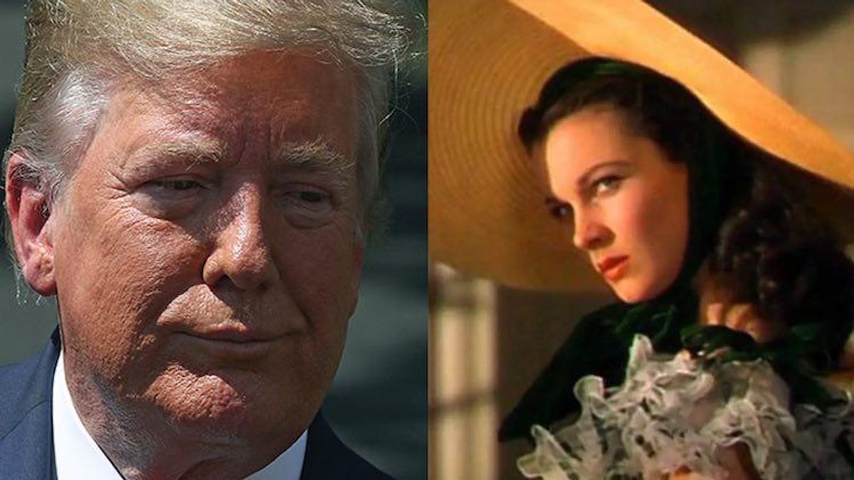 Donald Trump and Scarlett O'Hara